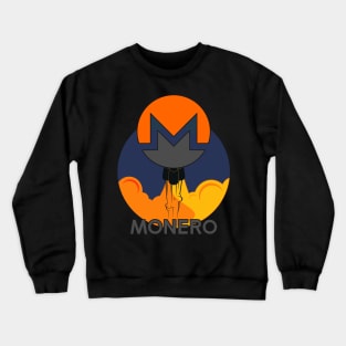 Rocket to The Moon : Monero Edition Crewneck Sweatshirt